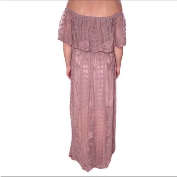 WISHLIST Lace Maxi Dress S - Picture 6 of 9